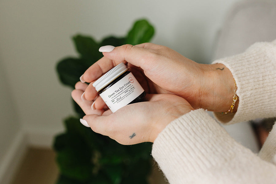 Green Tea Eye Cream made with Tallow