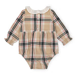 Ruffle Collar Organic Bubble Romper