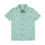Organic Jersey Button Down Shirt