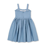 Organic Ruffle Edge Seersucker Dress