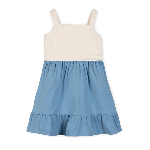 Organic Knit Tank Sundress with Flounce