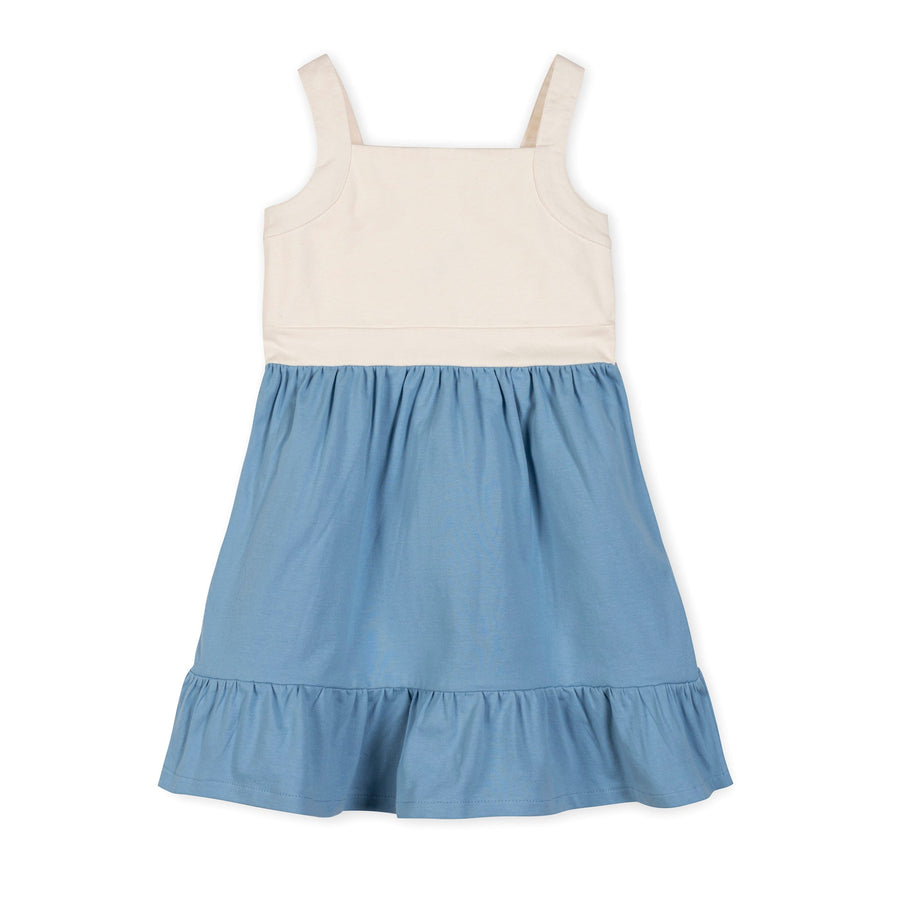 Organic Knit Tank Sundress with Flounce