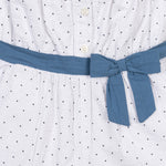 Organic Seersucker Ruffle Romper