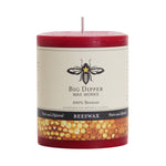 Pure Beeswax Pillar Candles