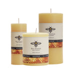 Pure Beeswax Pillar Candles