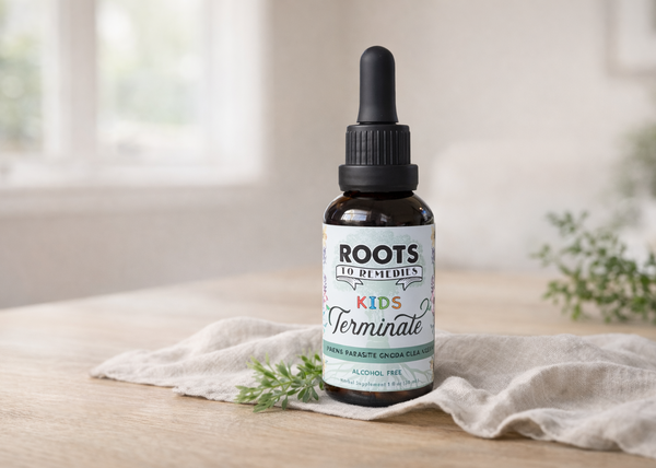 KIDS “TERMINATE” PARASITE AND CANDIDA CLEANSE HERBAL EXTRACT